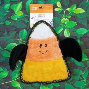 👻 Zippy Paws Candy Corn Bat Halloween Pet Toy